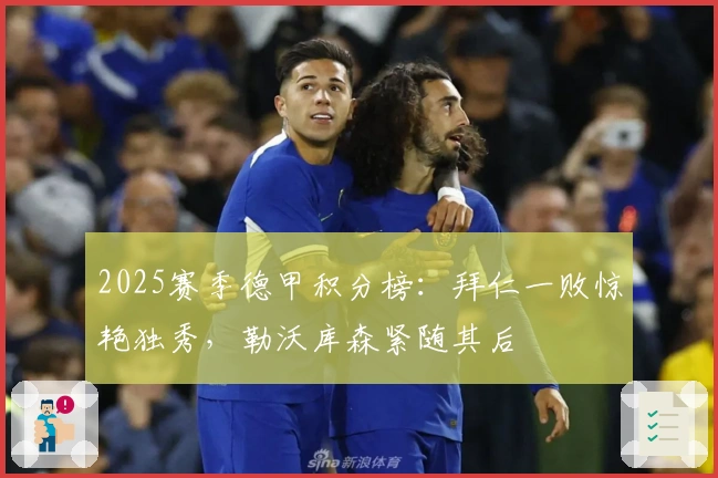 2025赛季德甲积分榜：拜仁一败惊艳独秀，勒沃库森紧随其后